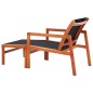 vidaXL Silla de jardín con reposapiés madera de eucalipto y textilene vidaXL Silla de jardín con reposapiés madera de eucalipto y textilene