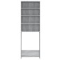 vidaXL Armario de lavadora gris Sonoma 64x24x190 cm vidaXL Armario de lavadora gris Sonoma 64x24x190 cm