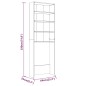 vidaXL Armario de lavadora gris Sonoma 64x24x190 cm vidaXL Armario de lavadora gris Sonoma 64x24x190 cm