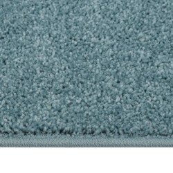 vidaXL Alfombra de pelo corto azul 140x200 cm