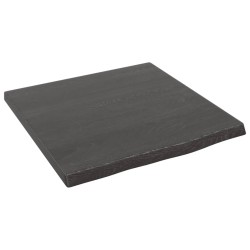 vidaXL Estante de pared madera roble tratada marrón oscuro 40x40x2 cm
