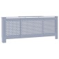vidaXL Cubierta para radiador MDF gris 205 cm vidaXL Cubierta para radiador MDF gris 205 cm