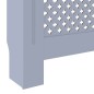 vidaXL Cubierta para radiador MDF gris 205 cm vidaXL Cubierta para radiador MDF gris 205 cm