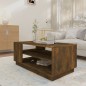 vidaXL Mesa de centro madera de ingeniería roble ahumado 102x55x43 cm vidaXL Mesa de centro madera de ingeniería roble ahumado 102x55x43 cm
