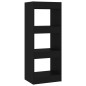 vidaXL Estantería/divisor madera de ingeniería negro 40x30x103 cm