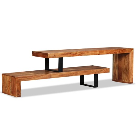vidaXL Mueble para la televisión de madera maciza de acacia