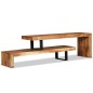 vidaXL Mueble para la televisión de madera maciza de acacia