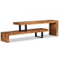 vidaXL Mueble para la televisión de madera maciza de acacia