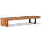vidaXL Mueble para la televisión de madera maciza de acacia