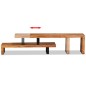 vidaXL Mueble para la televisión de madera maciza de acacia