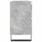 vidaXL Mueble de baño madera de ingeniería gris hormigón 80x33x60 cm vidaXL Mueble de baño madera de ingeniería gris hormigón 80x33x60 cm