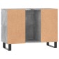 vidaXL Mueble de baño madera de ingeniería gris hormigón 80x33x60 cm vidaXL Mueble de baño madera de ingeniería gris hormigón 80x33x60 cm