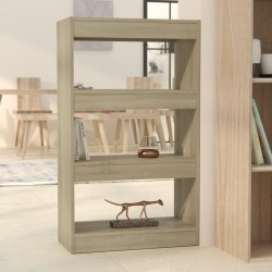 vidaXL Estantería/divisor madera ingeniería roble Sonoma 60x30x103 cm