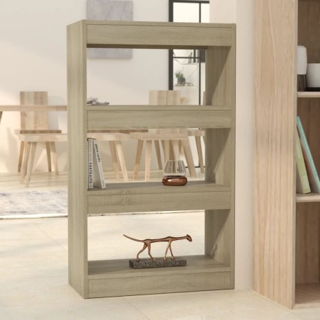 vidaXL Estantería/divisor madera ingeniería roble Sonoma 60x30x103 cm
