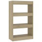 vidaXL Estantería/divisor madera ingeniería roble Sonoma 60x30x103 cm vidaXL Estantería/divisor madera ingeniería roble Sonoma 60x30x103 cm
