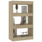 vidaXL Estantería/divisor madera ingeniería roble Sonoma 60x30x103 cm vidaXL Estantería/divisor madera ingeniería roble Sonoma 60x30x103 cm