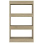 vidaXL Estantería/divisor madera ingeniería roble Sonoma 60x30x103 cm vidaXL Estantería/divisor madera ingeniería roble Sonoma 60x30x103 cm