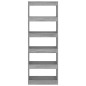 vidaXL Estantería/divisor madera ingeniería gris Sonoma 60x30x166 cm vidaXL Estantería/divisor madera ingeniería gris Sonoma 60x30x166 cm