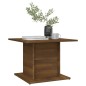 vidaXL Mesa de centro madera ingeniería marrón roble 55,5x55,5x40 cm vidaXL Mesa de centro madera ingeniería marrón roble 55,5x55,5x40 cm
