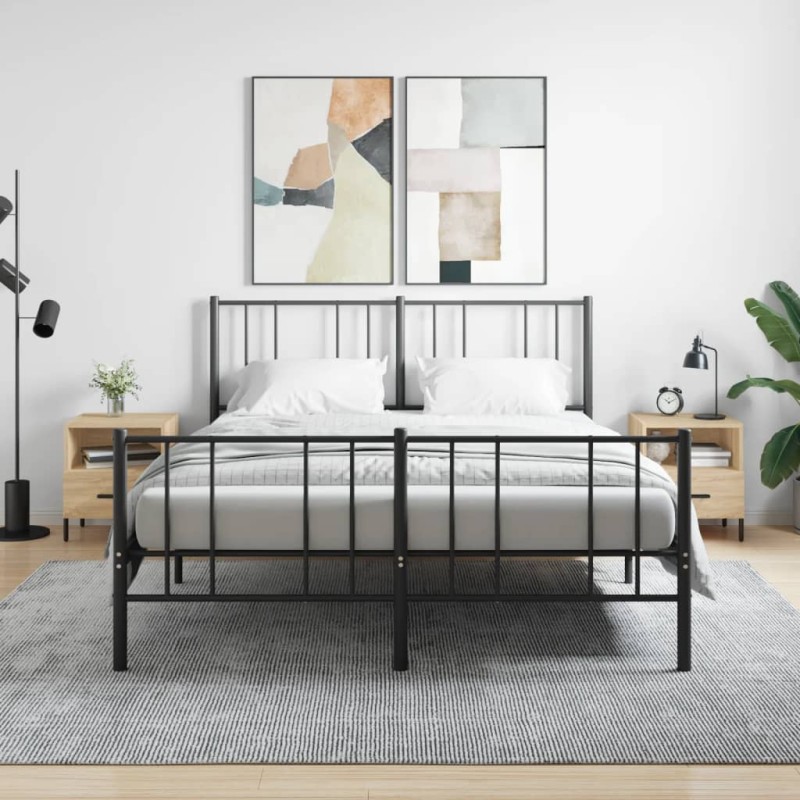 vidaXL Mesita noche 2 uds madera ingeniería roble Sonoma 40x35x47,5 cm vidaXL Mesita noche 2 uds madera ingeniería roble Sonoma 40x35x47,5 cm