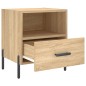 vidaXL Mesita noche 2 uds madera ingeniería roble Sonoma 40x35x47,5 cm vidaXL Mesita noche 2 uds madera ingeniería roble Sonoma 40x35x47,5 cm