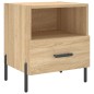vidaXL Mesita noche 2 uds madera ingeniería roble Sonoma 40x35x47,5 cm vidaXL Mesita noche 2 uds madera ingeniería roble Sonoma 40x35x47,5 cm