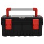 vidaXL Caja de herramientas negra y roja 55x28x26,5 cm vidaXL Caja de herramientas negra y roja 55x28x26,5 cm