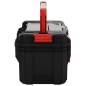 vidaXL Caja de herramientas negra y roja 55x28x26,5 cm vidaXL Caja de herramientas negra y roja 55x28x26,5 cm