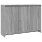 vidaXL Aparador de madera de ingeniería gris Sonoma 102x33x75 cm vidaXL Aparador de madera de ingeniería gris Sonoma 102x33x75 cm