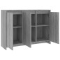 vidaXL Aparador de madera de ingeniería gris Sonoma 102x33x75 cm vidaXL Aparador de madera de ingeniería gris Sonoma 102x33x75 cm