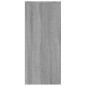 vidaXL Aparador de madera de ingeniería gris Sonoma 102x33x75 cm vidaXL Aparador de madera de ingeniería gris Sonoma 102x33x75 cm