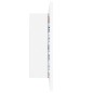 vidaXL Armario espejo de baño con luz LED acrílico blanco 60x12x45 cm vidaXL Armario espejo de baño con luz LED acrílico blanco 60x12x45 cm