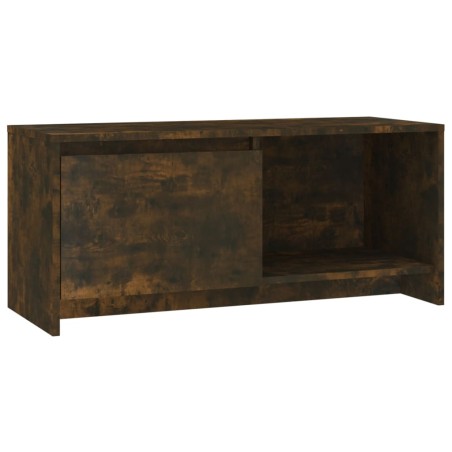 vidaXL Mueble de TV madera de ingeniería roble ahumado 90x35x40 cm