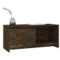 vidaXL Mueble de TV madera de ingeniería roble ahumado 90x35x40 cm