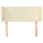 vidaXL Cabecero de cuero sintético color crema 93x23x78/88 cm vidaXL Cabecero de cuero sintético color crema 93x23x78/88 cm