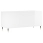 vidaXL Mueble discos madera contrachapada blanco brillo 100x38x48 cm vidaXL Mueble discos madera contrachapada blanco brillo 100x38x48 cm
