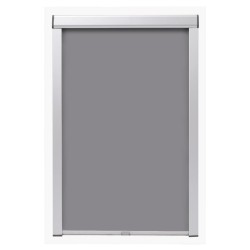 vidaXL Persiana opaca enrollable gris 206 
