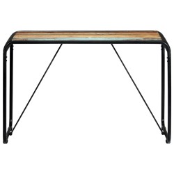 vidaXL Mesa de comedor de madera maciza reciclada 118x60x76 cm