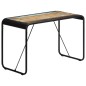 vidaXL Mesa de comedor de madera maciza reciclada 118x60x76 cm vidaXL Mesa de comedor de madera maciza reciclada 118x60x76 cm
