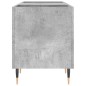 vidaXL Mueble discos madera contrachapada gris hormigón 121x38x48 cm vidaXL Mueble discos madera contrachapada gris hormigón 121x38x48 cm
