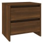vidaXL Mesitas noche 2 uds madera ingeniería marrón 45x34,5x44,5 cm vidaXL Mesitas noche 2 uds madera ingeniería marrón 45x34,5x44,5 cm