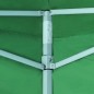 vidaXL Cenador plegable con 2 paredes verde 3x3 m