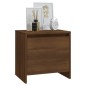 vidaXL Mesita de noche madera de ingeniería marrón roble 45x34x44,5 cm vidaXL Mesita de noche madera de ingeniería marrón roble 45x34x44,5 cm