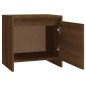 vidaXL Mesita de noche madera de ingeniería marrón roble 45x34x44,5 cm vidaXL Mesita de noche madera de ingeniería marrón roble 45x34x44,5 cm