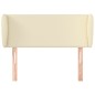 vidaXL Cabecero de cuero sintético color crema 103x23x78/88 cm vidaXL Cabecero de cuero sintético color crema 103x23x78/88 cm