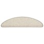 vidaXL Alfombrilla autoadhesiva escalera sisal 15 uds beige 65x21x4 cm vidaXL Alfombrilla autoadhesiva escalera sisal 15 uds beige 65x21x4 cm