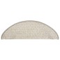 vidaXL Alfombrilla autoadhesiva escalera sisal 15 uds beige 65x21x4 cm vidaXL Alfombrilla autoadhesiva escalera sisal 15 uds beige 65x21x4 cm