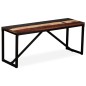 vidaXL Banco de madera maciza reciclada 110x35x45 cm vidaXL Banco de madera maciza reciclada 110x35x45 cm