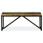 vidaXL Banco de madera maciza reciclada 110x35x45 cm vidaXL Banco de madera maciza reciclada 110x35x45 cm