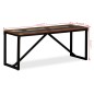 vidaXL Banco de madera maciza reciclada 110x35x45 cm vidaXL Banco de madera maciza reciclada 110x35x45 cm